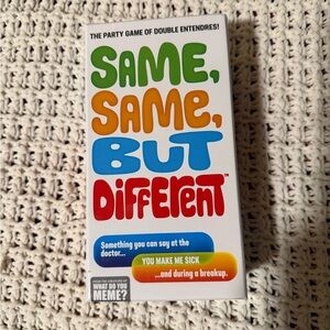 Same, Same, But Different Game